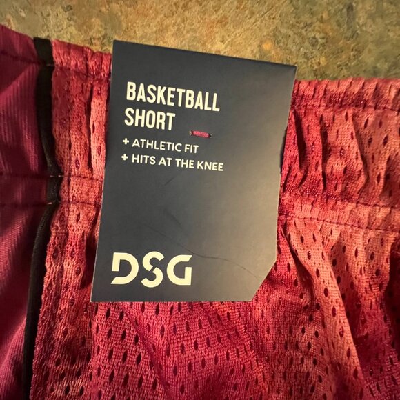 DSG Boys Basketball Shorts, Small, Raspberry Punch‎ Dye - Picture 4 of 8